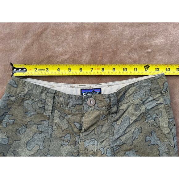 Patagonia Men's Wavefarer Stand Up Board Shorts Camouflage Size 28 100% Nylon - Picture 5 of 7